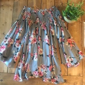 VICI Dolls Floral Bell-Sleeve Dress